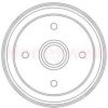 BENDIX 329327B Brake Drum